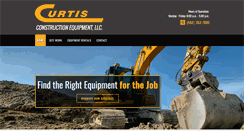 Desktop Screenshot of curtisequipmentrentals.com